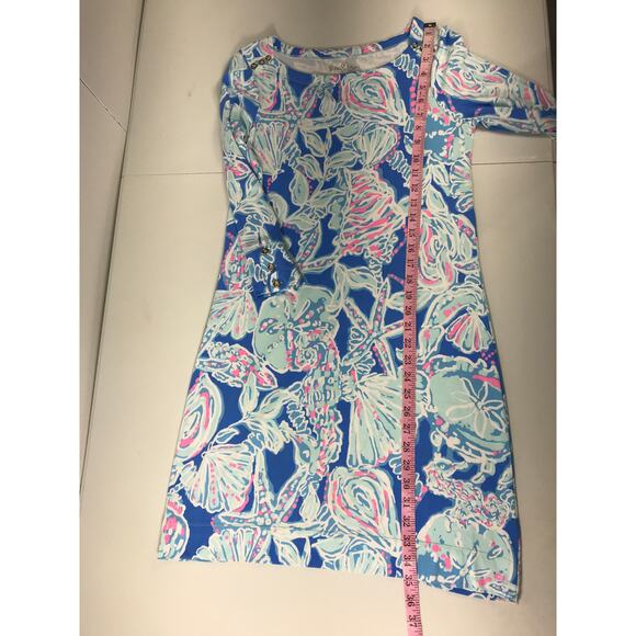 Lilly Pulitzer UPF 50+ Sophie Bay Blue Pink Starfish Beachside Vacation - Picture 11 of 11